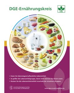 DGE-Ernährungskreis Poster
